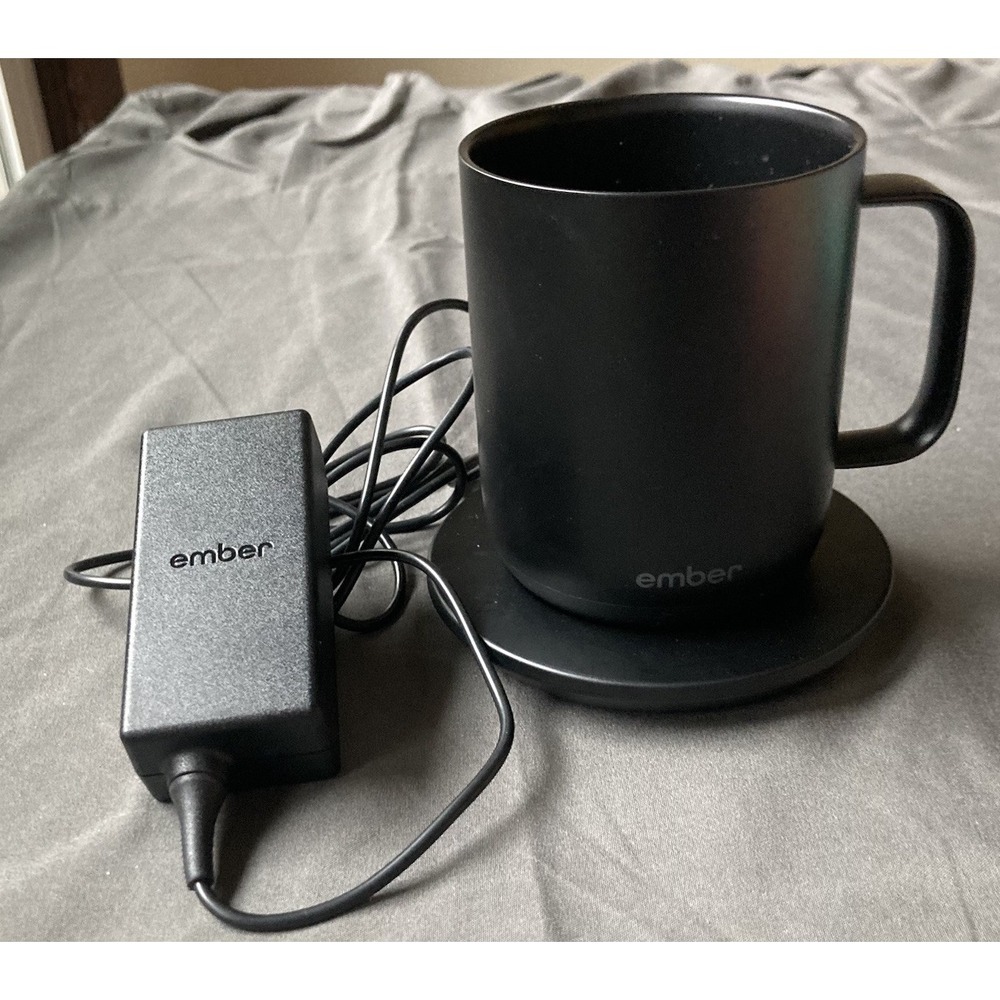 Ember 10 oz. Temperature Control Mug Tested With Charging Port Black